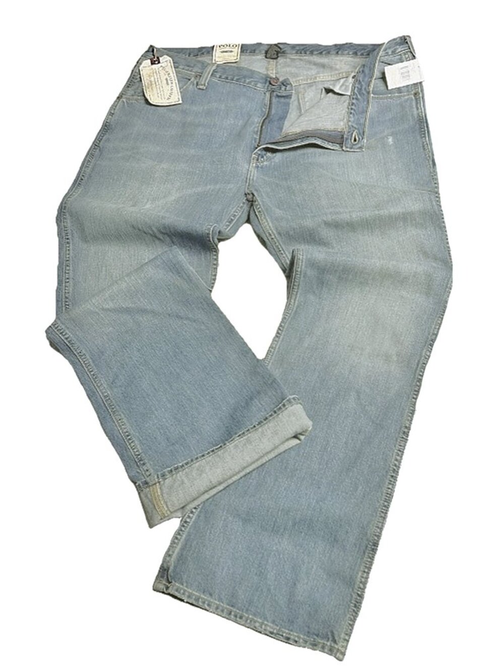 NEW Vintage Polo Ralph Lauren Durango Jeans! Weathered Faded  Lightly Distressed